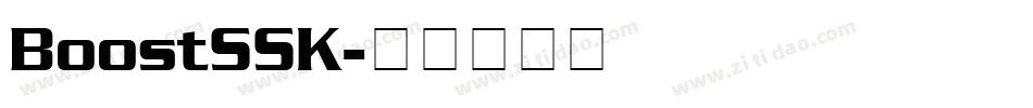 BoostSSK字体转换