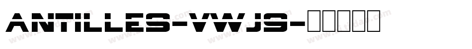 Antilles-vwJ9字体转换