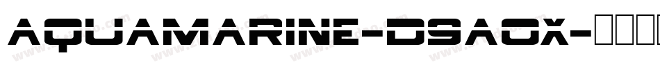 Aquamarine-d9Aox字体转换