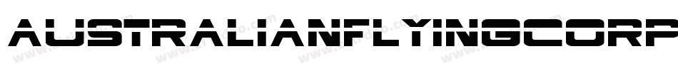 Australianflyingcorpsstencil-XAJ9字体转换