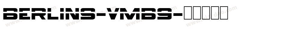Berlins-vMB9字体转换