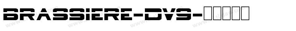Brassiere-DV9字体转换