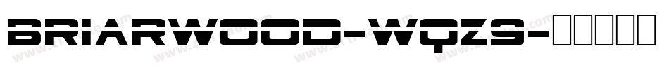 Briarwood-wqZ9字体转换