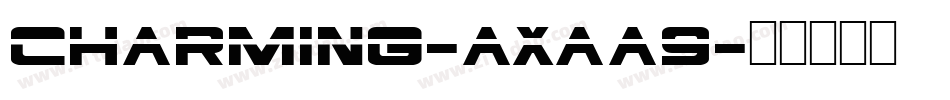 Charming-axaa9字体转换