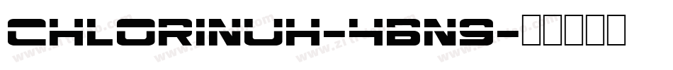 Chlorinuh-4Bn9字体转换