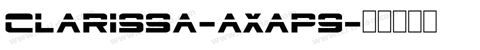Clarissa-axaP9字体转换
