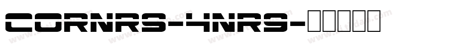 Cornrs-4nR9字体转换