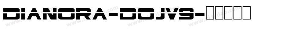 Dianora-DOJV9字体转换