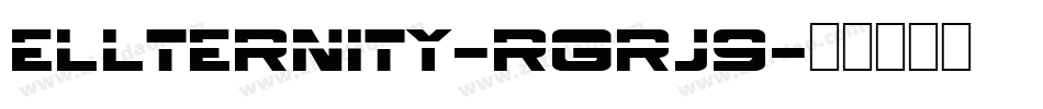 Ellternity-rgrJ9字体转换