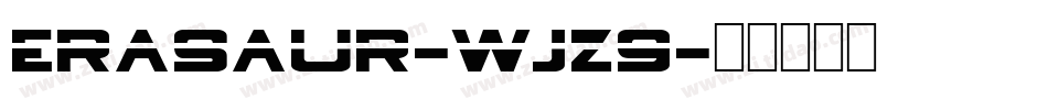 Erasaur-wjZ9字体转换