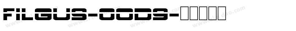 Filgus-0oD9字体转换