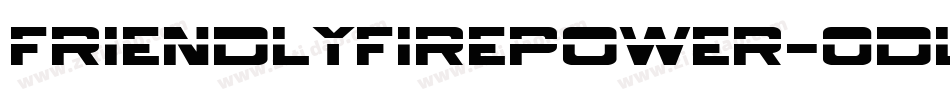 Friendlyfirepower-0dl9字体转换