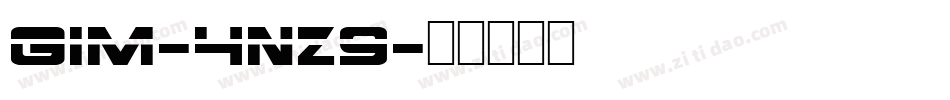 Gim-4nZ9字体转换