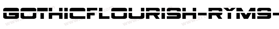 GothicFlourish-rym9字体转换