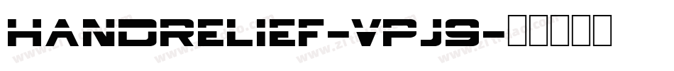 Handrelief-vpj9字体转换