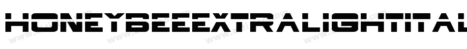 HoneybeeExtralightItalic-awP9字体转换