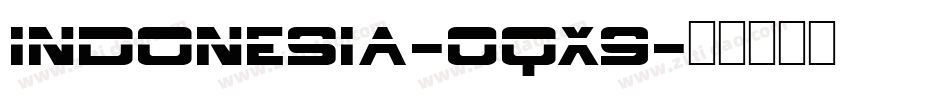 Indonesia-0qX9字体转换