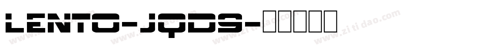 Lento-jqD9字体转换