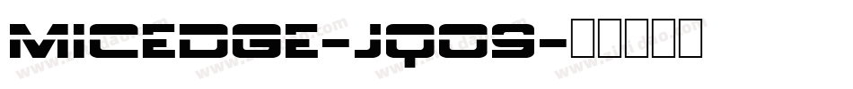 Micedge-jqO9字体转换