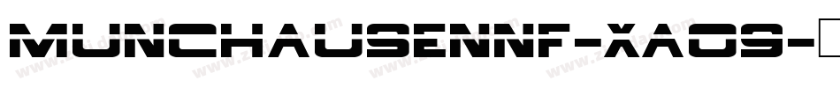 Munchausennf-XAO9字体转换