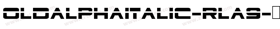Oldalphaitalic-rlA9字体转换