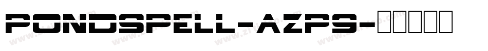 Pondspell-azp9字体转换