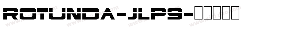 Rotunda-jLP9字体转换