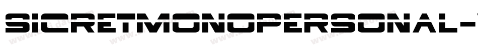 Sicretmonopersonal-vmgX9字体转换