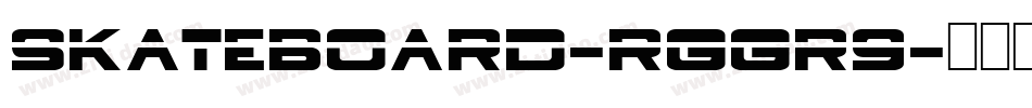Skateboard-rggR9字体转换