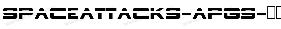 Spaceattacks-aPG9字体转换