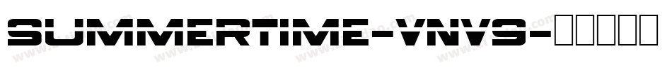 Summertime-vnV9字体转换