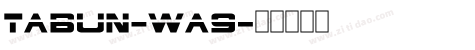 Tabun-wa9字体转换