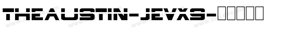 TheAustin-jEVX9字体转换