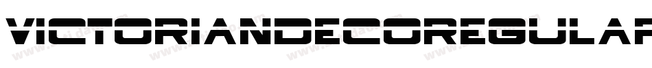 VictoriandecoRegular-jyE9字体转换