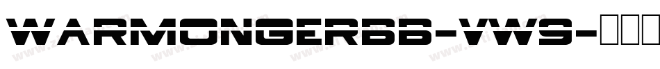 WarmongerBb-vw9字体转换