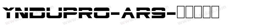 Yndupro-aR9字体转换