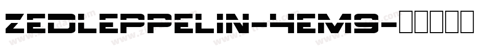 ZedLeppelin-4em9字体转换