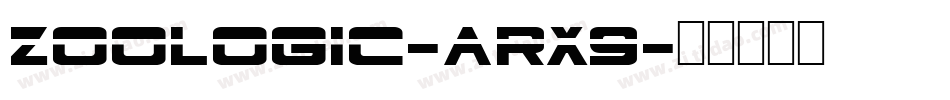 Zoologic-aRX9字体转换