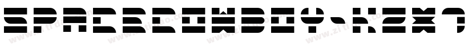 SpaceCowboy-KZX7字体转换
