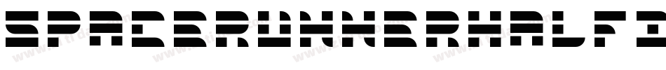 spacerunnerhalfital字体转换