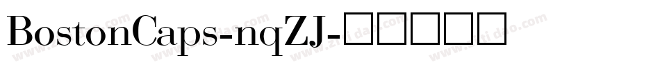 BostonCaps-nqZJ字体转换