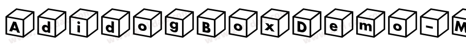 AdidogBoxDemo-MVLRB字体转换