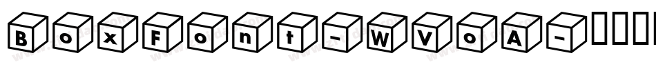 BoxFont-WVoA字体转换