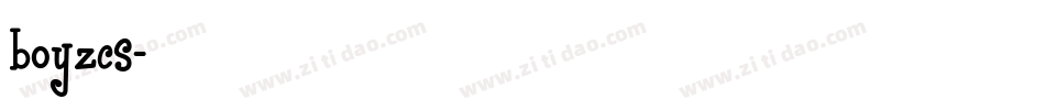 boyzcs字体转换
