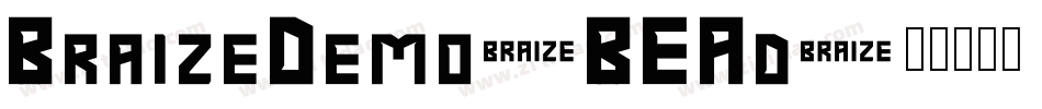 BraizeDemo-BEAd字体转换