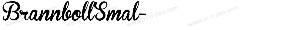 BrannbollSmal字体转换