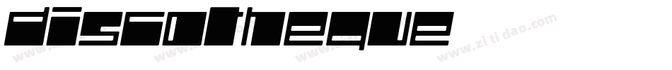 Discotheque字体转换