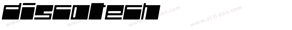 discotech字体转换