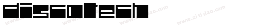 discotech字体转换