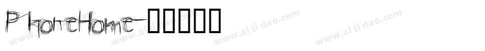 PhoneHome字体转换